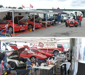 RacingService web sideoversikt